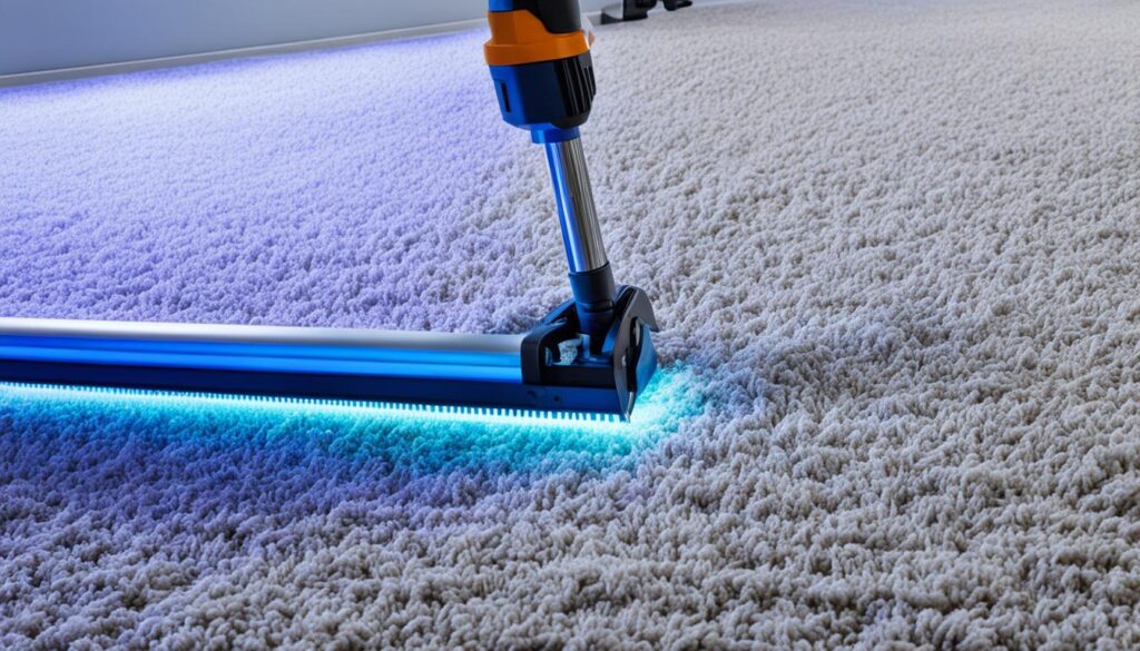 professional UV carpet cleaning in Los Angeles